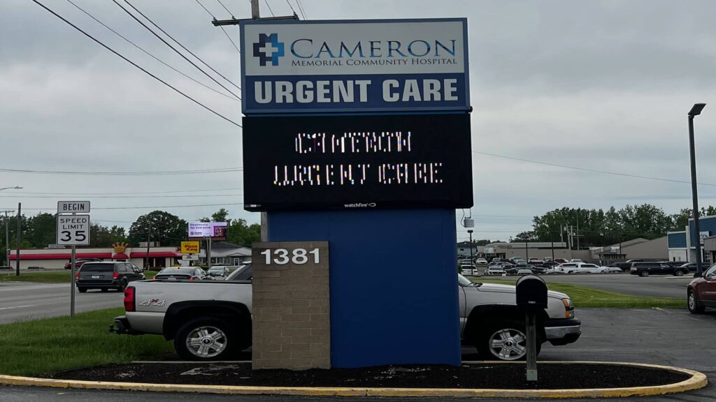Urgent Care signage