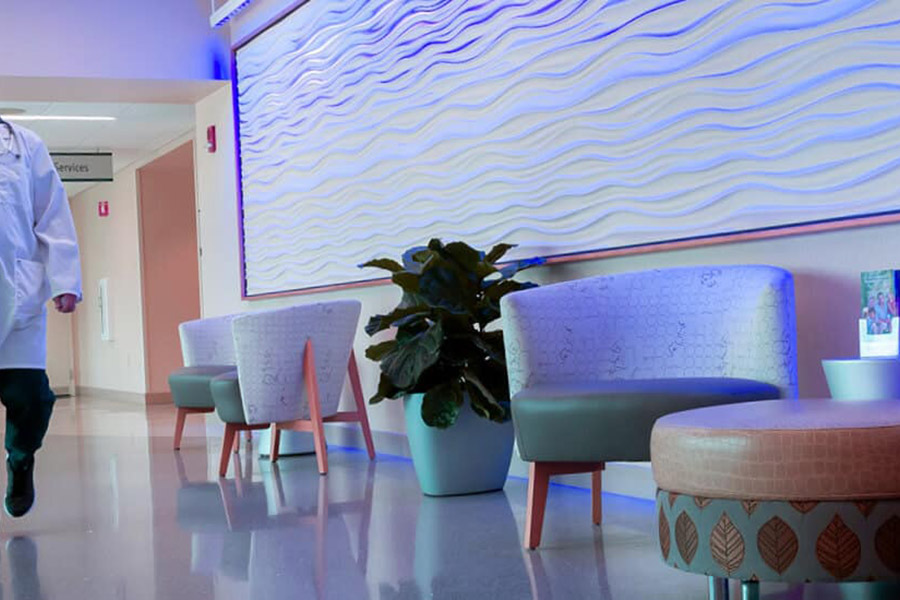 Cameron Hospital hallway